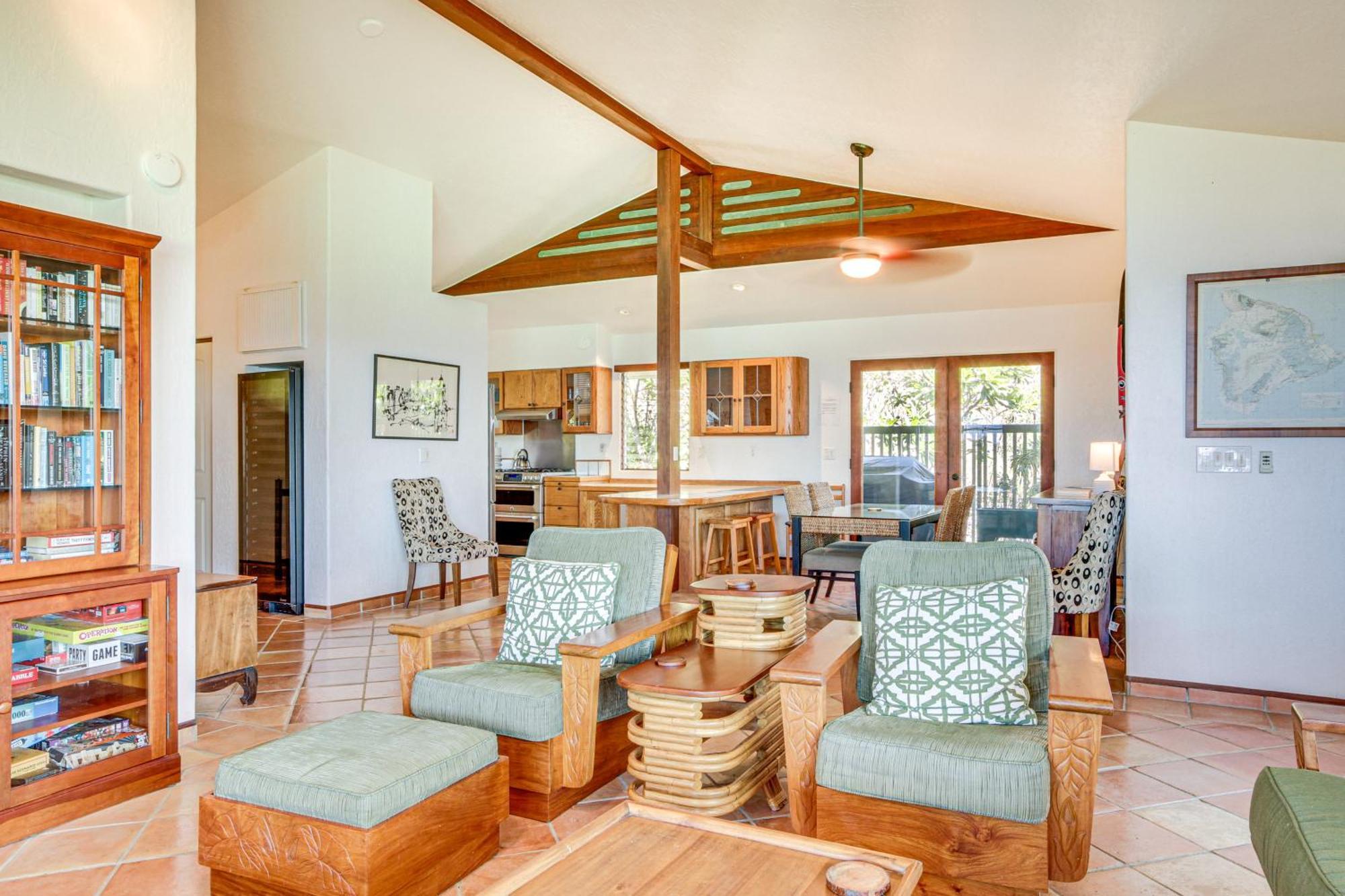 Ocean-View Bungalow Walk To Pebbles Beach! Hookena 외부 사진
