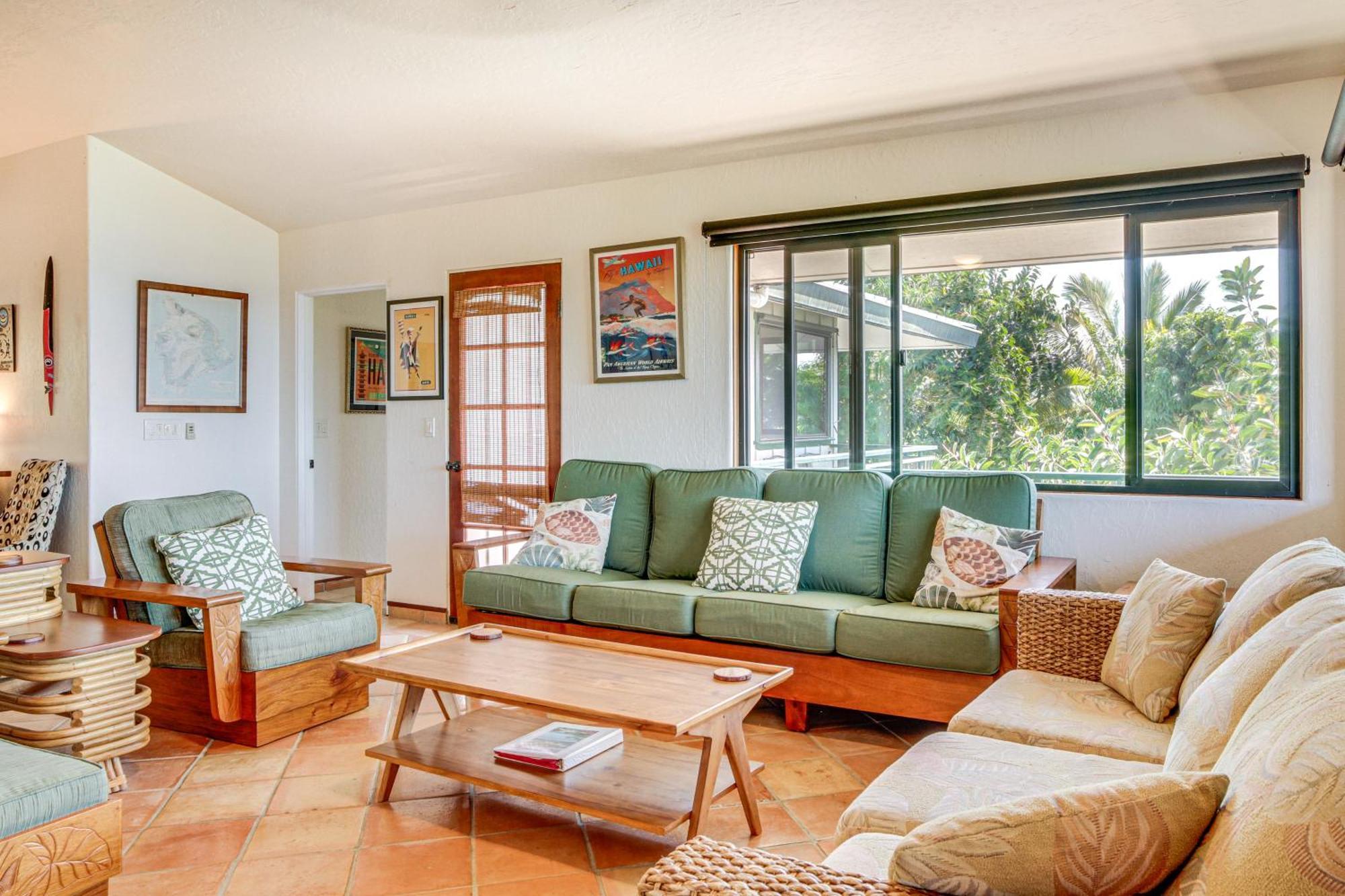 Ocean-View Bungalow Walk To Pebbles Beach! Hookena 외부 사진