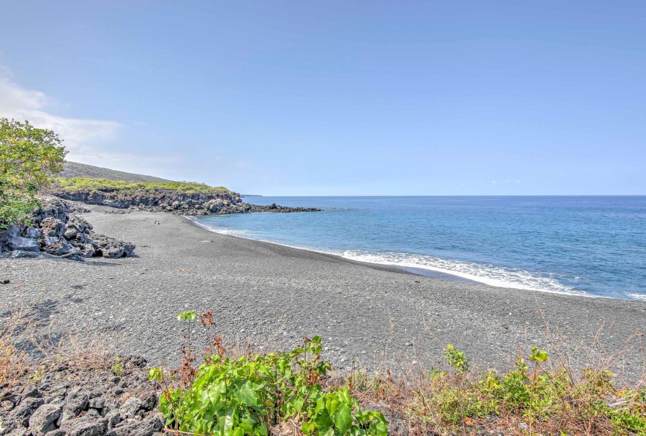 Ocean-View Bungalow Walk To Pebbles Beach! Hookena 외부 사진